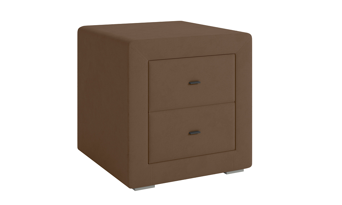 Тумба прикроватная 06.34 - 01 Гамма велюр fresh корица